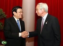Staatspräsident Sang empfängt Vorsitzenden der japanischen IHK - ảnh 1