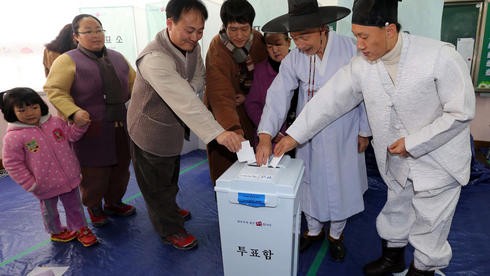 Südkoreaner wählen neuen Präsidenten - ảnh 1