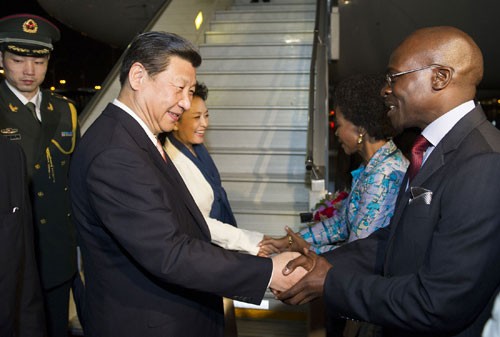 Chinas Staatspräsident Xi Jinping besucht Südafrika - ảnh 1