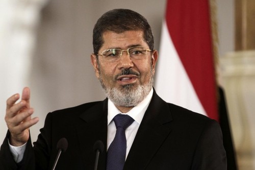 Demonstranten fordern Rücktritt des ägyptischen Präsidenten - ảnh 1