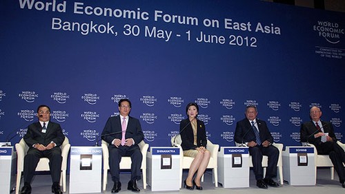 Premierminister Nguyen Tan Dung nimmt an WEF ostasiatischer Länder teil - ảnh 1