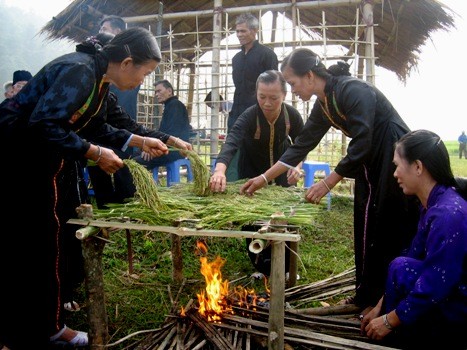 Das Fest für neuen Reis der Thai-Volksgruppe - ảnh 1