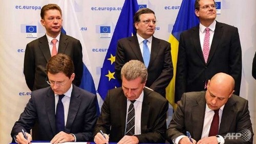 Ukraine und Russland einigen sich auf Gas-Lieferungen - ảnh 1