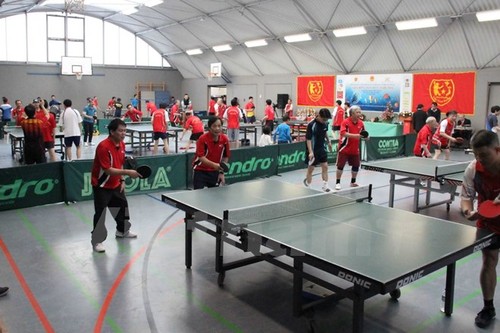 Tischtennisturnier der in Europa lebenden Vietnamesen - ảnh 1