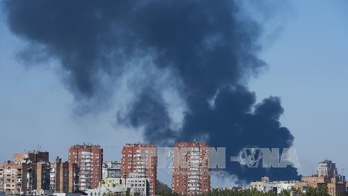 Russisches Außenministerium: Artilleriebeschuss auf Donezk ist schwere Provokation - ảnh 1