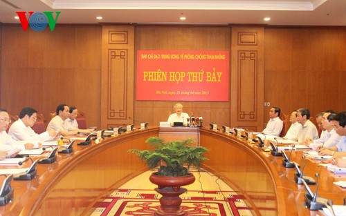 KPV-Generalsekretär Nguyen Phu Trong fordert effizientere Bekämpfung der Korruption - ảnh 1