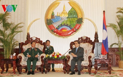 Zusammenarbeit zwischen Armeen aus Vietnam und Laos - ảnh 1