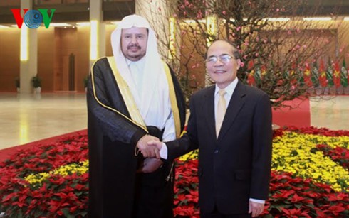 Parlamentspräsident Nguyen Sinh Hung trifft Amtskollegen aus Saudi Arabien - ảnh 1
