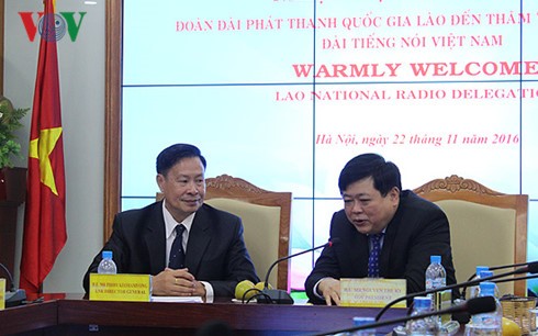 Die Stimme Vietnams will Zusammenarbeit mit laotischem Radiosender vertiefen - ảnh 1