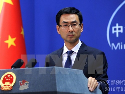 China ist gegen einseitige Strafe außerhalb der UNO - ảnh 1