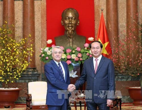 Staatspräsident Tran Dai Quang empfängt Energieminister aus Aserbaidschan - ảnh 1