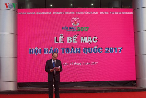 Abschluss des Pressefestivals 2017 in Hanoi - ảnh 1