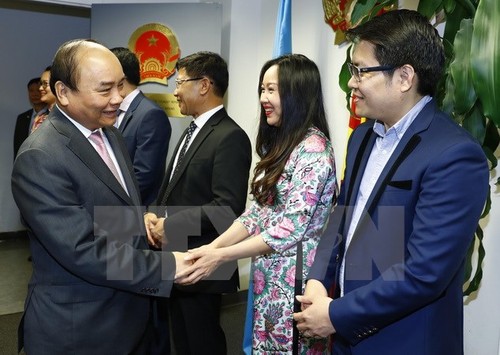 Internationale Medien berichten positiv über USA-Besuch von Premierminister Nguyen Xuan Phuc - ảnh 1