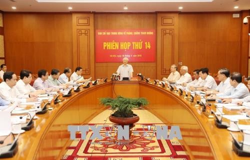 Sitzung des Zentralrates der Partei zur Bekämpfung der Korruption - ảnh 1