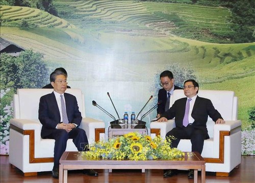 Pham Minh Chinh empfängt Leiter der Kontrollabteilung der KP-Chinas Zhao Leji - ảnh 1