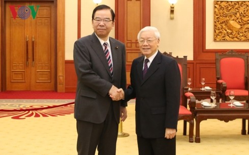 KPV-Generalsekretär, Staatspräsident Nguyen Phu Trong empfängt Delegation der KPJ - ảnh 1