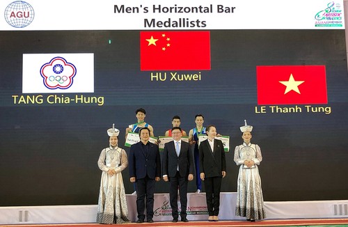 Le Thanh Tung erreicht Bronze bei Asienmeisterschaft im Gerätturnen in Mongolei - ảnh 1