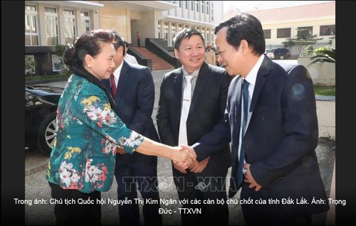 Parlamentspräsidentin Nguyen Thi Kim Ngan zum Arbeitsbesuch nach Dak Lak - ảnh 1