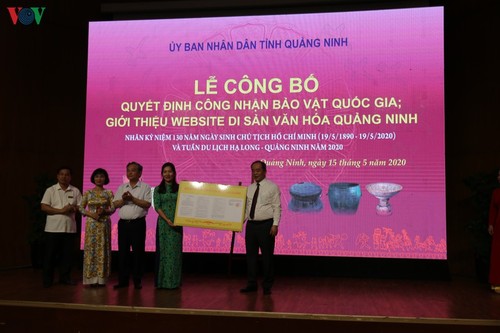 Quang Ninh erhält drei Schätze der Nation - ảnh 1
