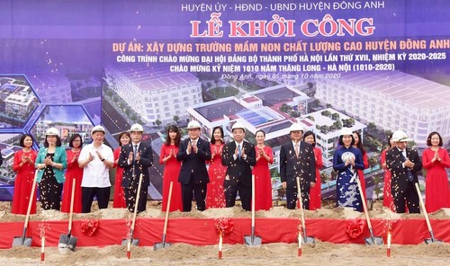 Viele Projekte werden zur Begrüßung zum 1010 jährigen Bestehen von Hanoi gebaut - ảnh 1