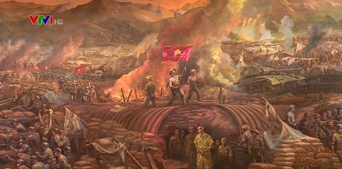 Eindruck von Wandbildern über den Sieg in Dien Bien Phu - ảnh 1