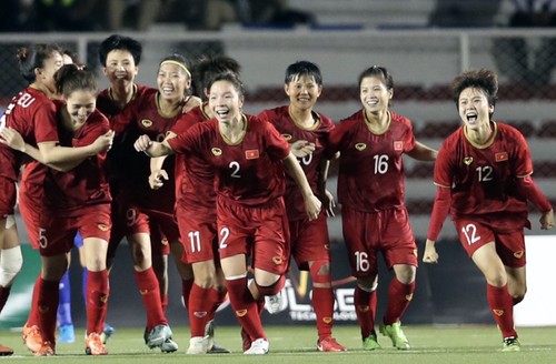 Vietnamesische Frauenfußballmannschaft bei Fußball-Asienmeisterschaft in Gruppe B - ảnh 1