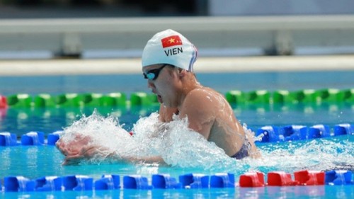 Anh Vien schwimmt als Letzte in der 2. Qualifikationsrunde im 200m Freistil - ảnh 1