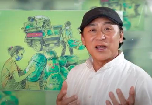 Künstler des Volkes Ta Minh Tam mit MV 'Teilen etwas von Gutem' zur Pandemie-Bekämpfung - ảnh 1