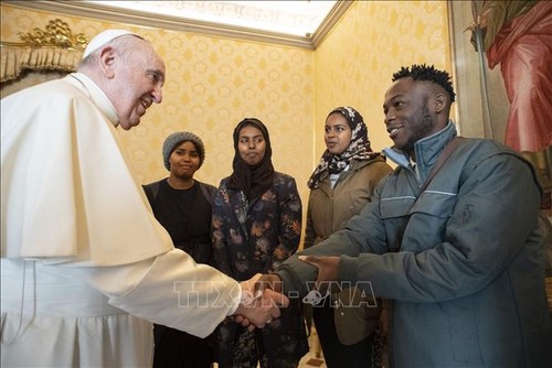 Papst Franziskus verurteilt Gewalt gegen Frauen - ảnh 1