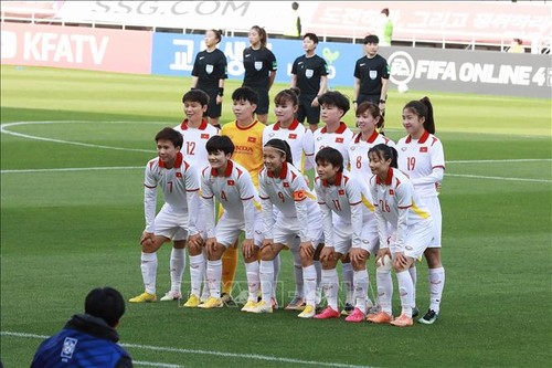 Gutes Training der vietnamesischen Frauenfußballmansnschaft in Südkorea - ảnh 1