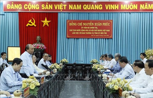 Staatspräsident Nguyen Xuan Phuc: Ben Tre soll bis 2030 zur oberen Hälfte der Provinzen gehören - ảnh 1
