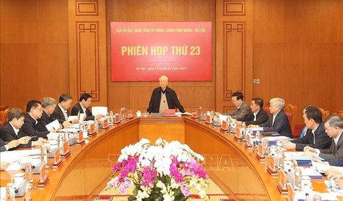 KPV-Generalsekretär Nguyen Phu Trong: Entfaltung der Rolle der Bevölkerung bei Korruptionsbekämpfung  - ảnh 1