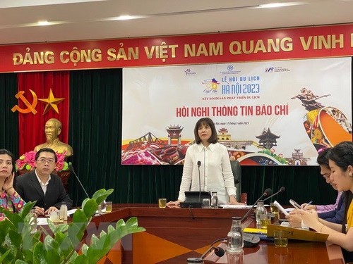 Tourismusfestival Hanoi 2023 - Verbindung des Erbes für Tourismusentwicklung - ảnh 1