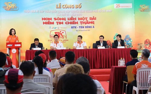Radrennen um den Pokal des Fernsehsenders in Ho Chi Minh Stadt 2023 - ảnh 1