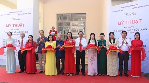 Kunstausstellung im vietnamesischen Mekong-Delta 2023 - ảnh 1