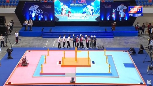 Vietnam belegt den 3. Platz bei ABU Robocon 2023  - ảnh 1