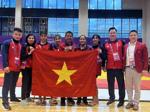 Vietnam steht an 20. Stelle im Medaillenspiegel bei ASIAD 19 in China - ảnh 1