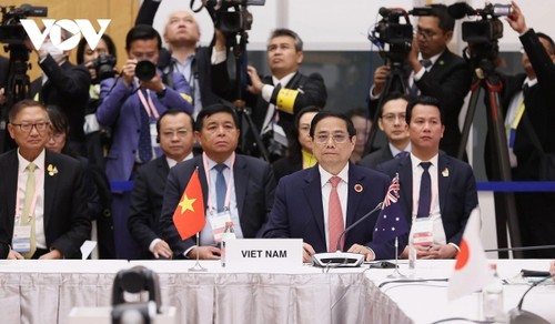 Premierminister Pham Minh Chinh: Asien strebt die Entwicklung mit Netto-Null-Emissionen an - ảnh 1