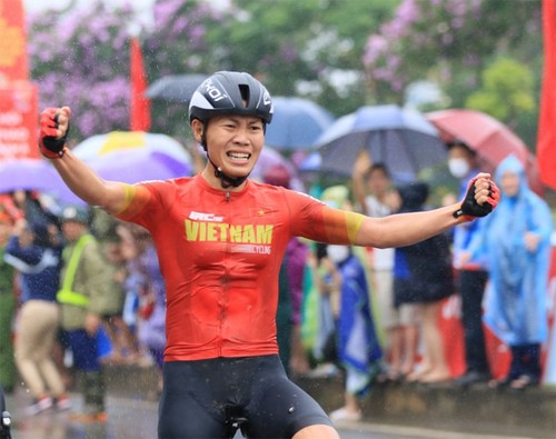 Radrennfahrerin Nguyen Thi That verliert das Gelbe Trikot in Thailand - ảnh 1