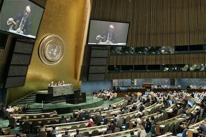 UN General Assembly adopts resolution to mark end of WWII - ảnh 1
