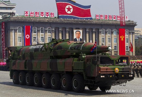 DPRK fires three short-range missiles into eastern Sea - ảnh 1