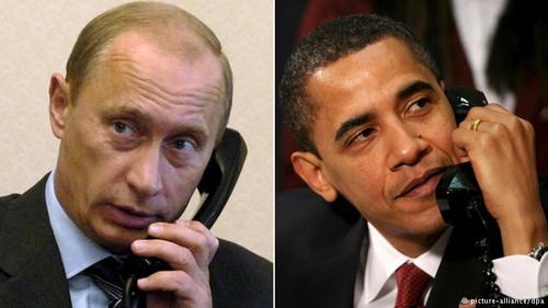 Obama, Putin discuss Iran, Islamic State, Ukraine in phone call - ảnh 1