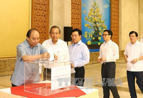 La Oficina gubernamental vietnamita apoya la superación de secuelas de Doksuri - ảnh 1