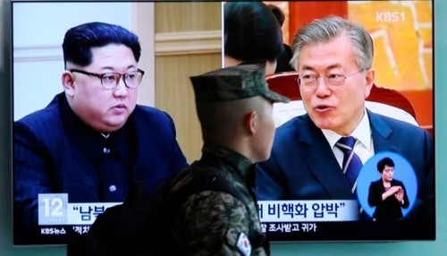 Alcanzan las dos Coreas acuerdo sobre una cumbre en Panmunjom - ảnh 1