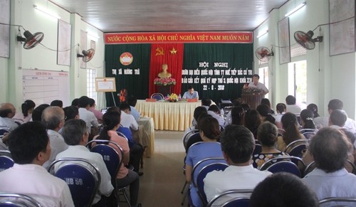 Efectúan encuentros con el electorado de Thua Thien-Hue - ảnh 1