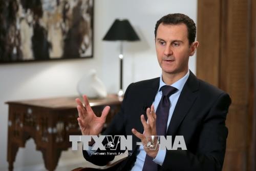 Presidente sirio rechaza participación occidental en reconstrucción de su país - ảnh 1
