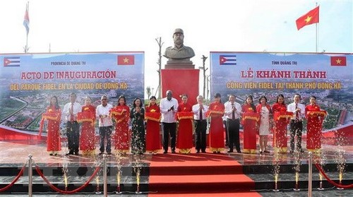 Inauguran Parque Fidel en la provincia central vietnamita de Quang Tri - ảnh 1