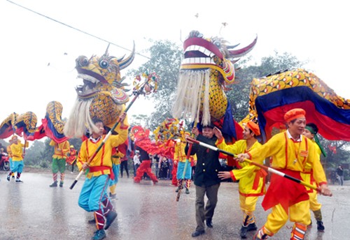 Festivales aldeanos, muestra de la civilización de arroz anegado de Vietnam - ảnh 1