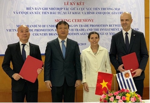Vietnam y Uruguay firman memorando de cooperación comercial - ảnh 1