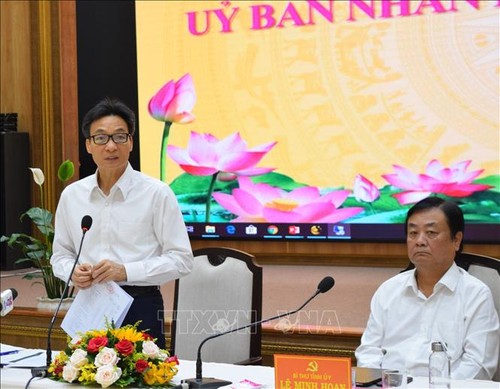 Vicepremier vietnamita realiza visita de trabajo a Dong Thap - ảnh 1